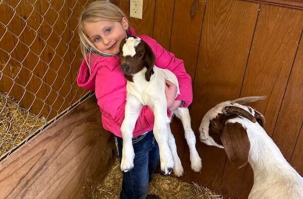 youth goat exhibitor