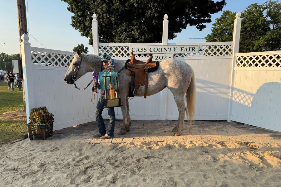 Youth Horse exhibitor Cass County Fair